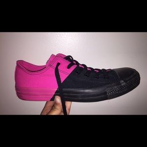 Black+Pink Low Top All Star Splitzie Lo Athletics